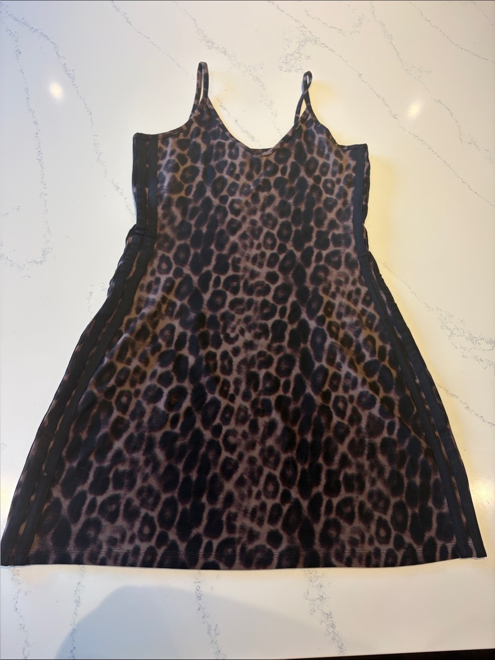Adidas Leopard Spaghetti Strap Dress